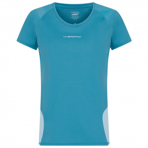 (la Sportiva Austria) Kompaß-T-Shirt Der Himmlischen Blauen Frauen Des Topas