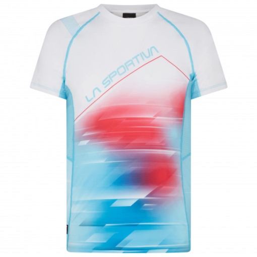 (la Sportiva Austria) Malibu Blau Weißes Damen-draft-shirt