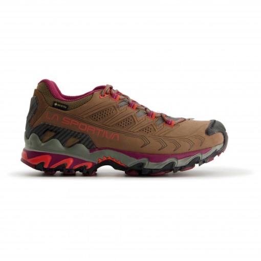 Damen Ultra Raptor Ii Leder Breit Gtx (la Sportiva Austria) Taupe Red Plum