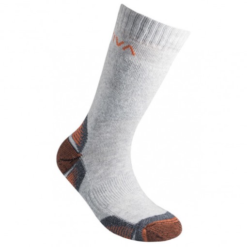 Kids Mountain Socks Carbon Lily Orange (la Sportiva Austria)