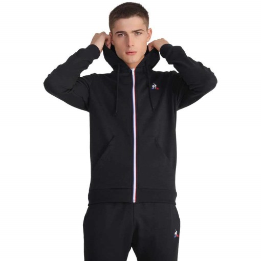 (la Sportiva Austria) Schwarz Le Coq Sportif Herren Durchgehender Reißverschluss
