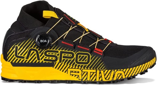 (la Sportiva Austria) Schwarz Gelb Herren Cyklon Trailrunning Schuhe Mit Boa Schnürsystem