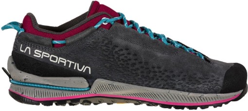 Tx2 Evo Leder Zustiegsschuh (la Sportiva Austria) Carbon Red Plum