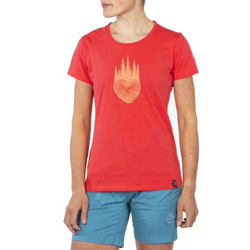 Wild Heart-shirt W (la Sportiva Austria) Hibiskus