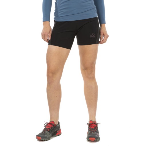 (la Sportiva Austria) Schwarz Rot Pflaume Triumph Tight Short M
