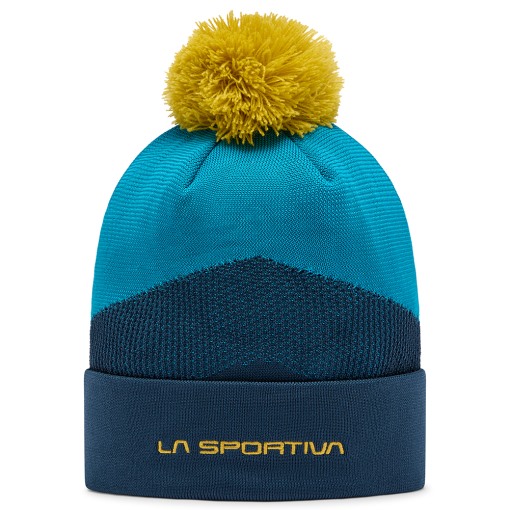 (la Sportiva Austria) Nachtblaue Kristall-Strickmütze